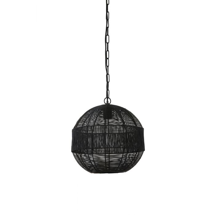 Hanglamp Ã˜35x38 cm PILKA mat zwart