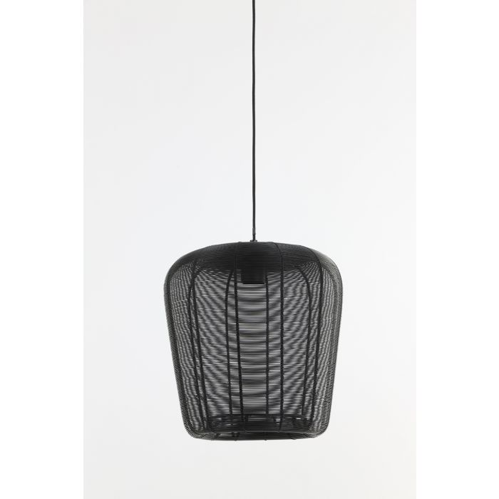 Hanglamp Ã˜28x30 cm ADETA mat zwart