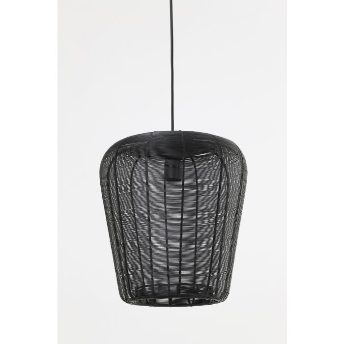 Hanglamp Ã˜31x37 cm ADETA mat zwart