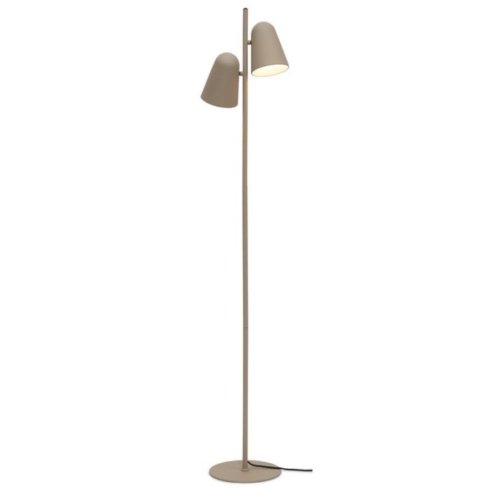 Vloerlamp Salamanca 2 lichts, sand S-MODEL