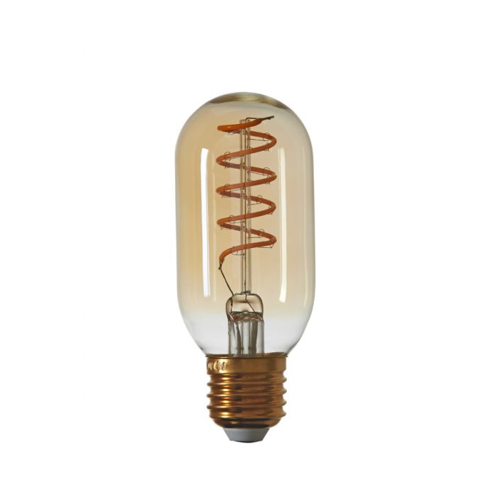 Deco LED staaf breed Ã˜4,5x12,5 cm LIGHT 4W amber E27 dimbaar