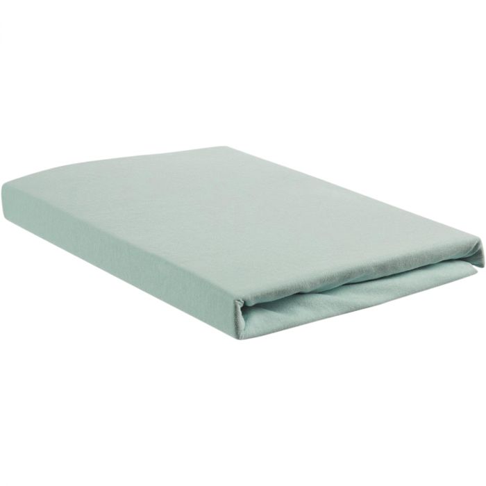 Hoeslaken Jersey Splittopper Mint Green 140x200/220