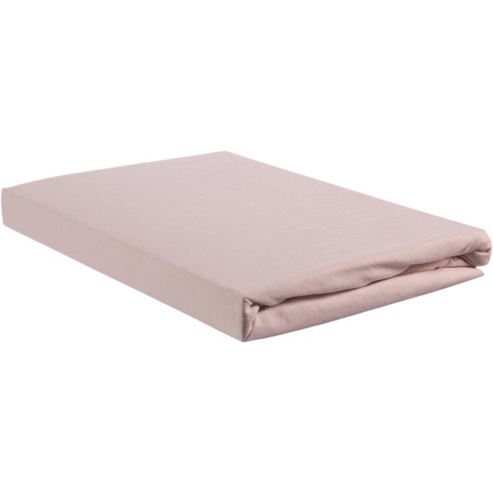 Hoeslaken Jersey Topper Soft Pink 140x200/220