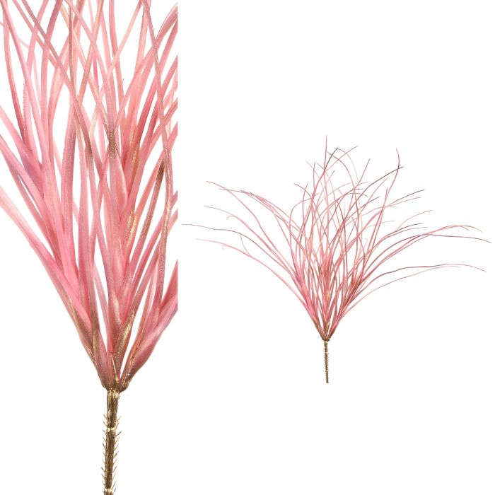 Leaves Plant rose gold metallic onion grass bush